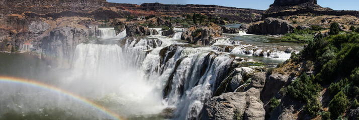 Beautiful Shoshone Falls waterfalls in USA