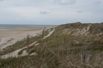Fototapeta na wymiar plage de dunes