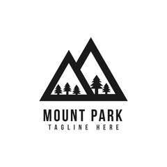 Mount Park Logo Vector Template Design