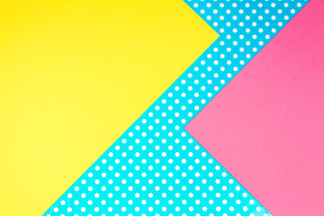Fototapeta premium Abstract geometric colored paper background.