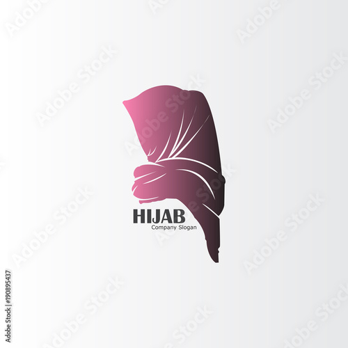  Hijab logo Stock image and royalty free vector files on 