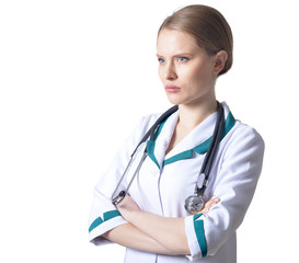   female doctor posing 