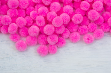 Pink pom pom background, Pink background, Sweet background love 
