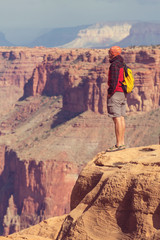 Fototapeta premium Hike in Grand Canyon