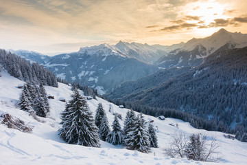 Winterlandschaft in Tirol Österreich