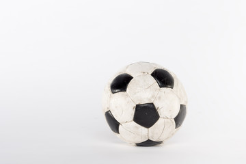 Fototapeta premium Soccer football ball studio atelier white background