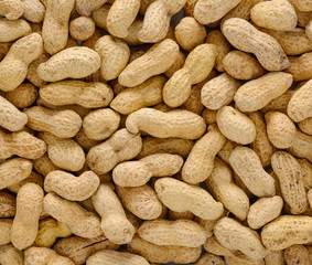 A lot of peanuts directly above