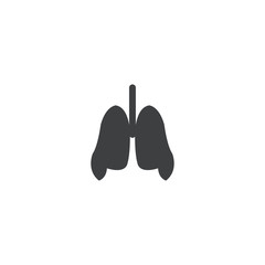 lungs icon. sign design