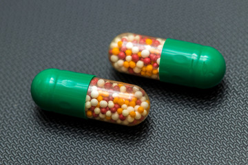 Close-up capsules with medicines