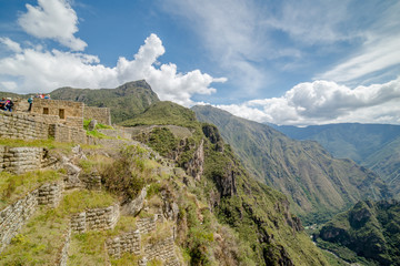 Fototapeta na wymiar Machu Picchu, archaeological site, Cusco, Peru