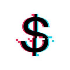 American dollar currency icon