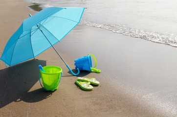 Children's Umbrella and Beach Toys