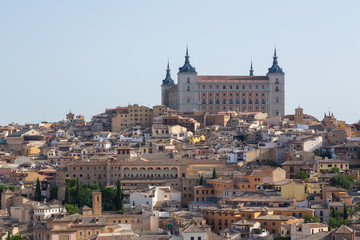 Obraz premium A view of beautiful medieval Toledo, Spain.