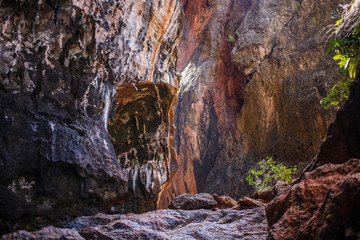 View in famous Phranang cave at Raylay Railay Beach