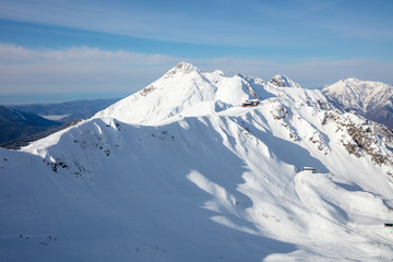 Fototapeta na wymiar mountain in winter season