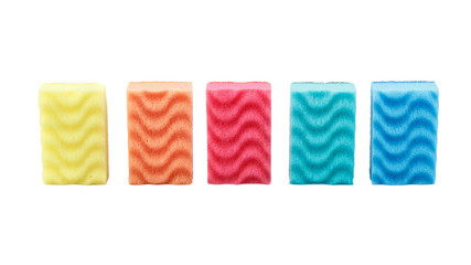 washcloth on white background, isolated