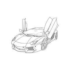 Obraz premium Car icon. Vector Illustration