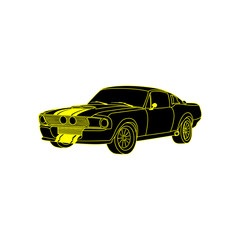 Car icon. Vector Illustration