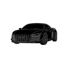 Car icon. Vector Illustration