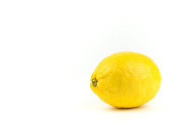 Lemon Fruit on White Background