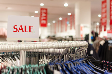 sale of clothing