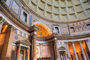 Obraz premium Rome Pantheon interiors