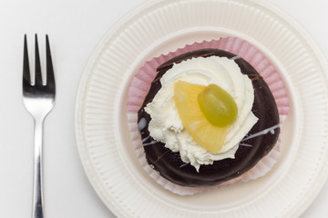 Typical dutch pastry Moorkop