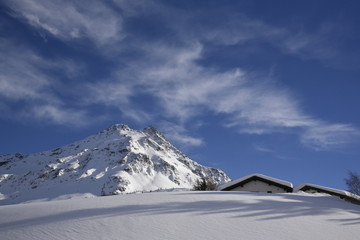 Winter in den Alpen