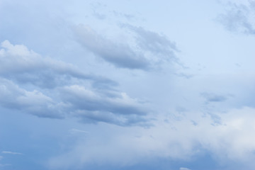 Freedom, Sky with clouds and sunlight at sunset. colorful and cheerful, wallpaper or texture