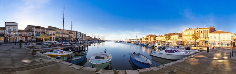 Port de Mèze, Hérault en Occitanie, France