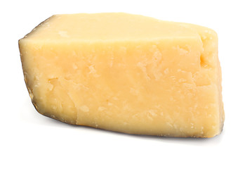 parmesan cheese isolated on white background