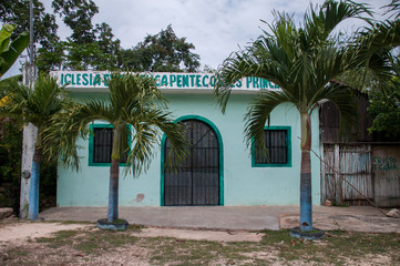 Church in Chemax - Mayan Riviera