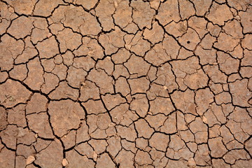 Dry brown soil in Andalucia