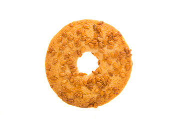 sesame cookies isolated
