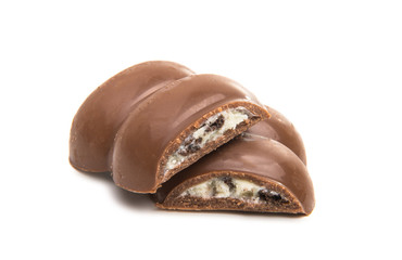 chocolate bar isolated