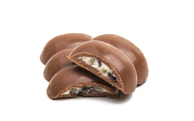 chocolate bar isolated