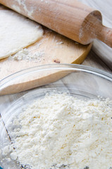 Ingredients ready for baking cookies