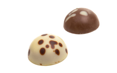 chocolate candy isolated