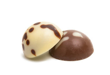 chocolate candy isolated