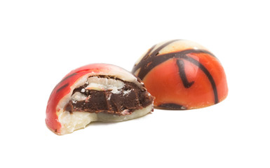 chocolate candy isolated