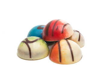 chocolate candy isolated