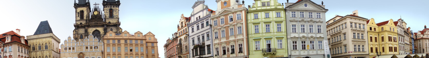 Fototapeta na wymiar Old Town panorama