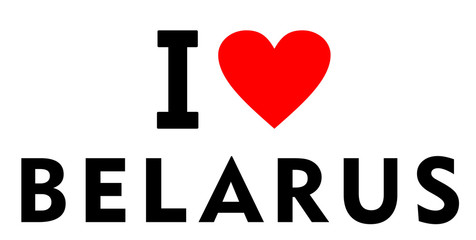 I love Belarus