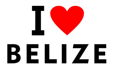 I love Belize