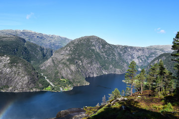 Fototapeta na wymiar Berge Norwegen