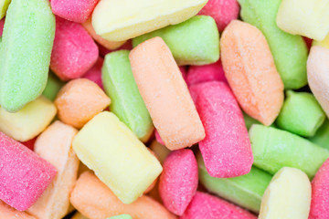 Background of colored candies