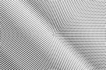 Black white dotted halftone. Half tone vector background. Frequent diagonal dotted gradient.