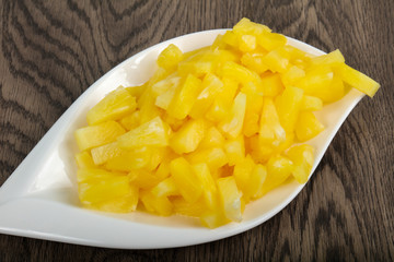 Canned pineapple