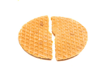 Dutch waffles isolated