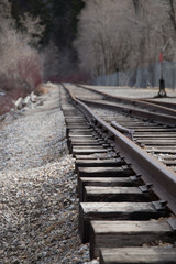 Fototapeta premium Canyon Train Tracks